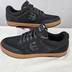 Etnies Marana Mens Skate Shoes Black Gum Michelin Outsole Suede Sneakers 12